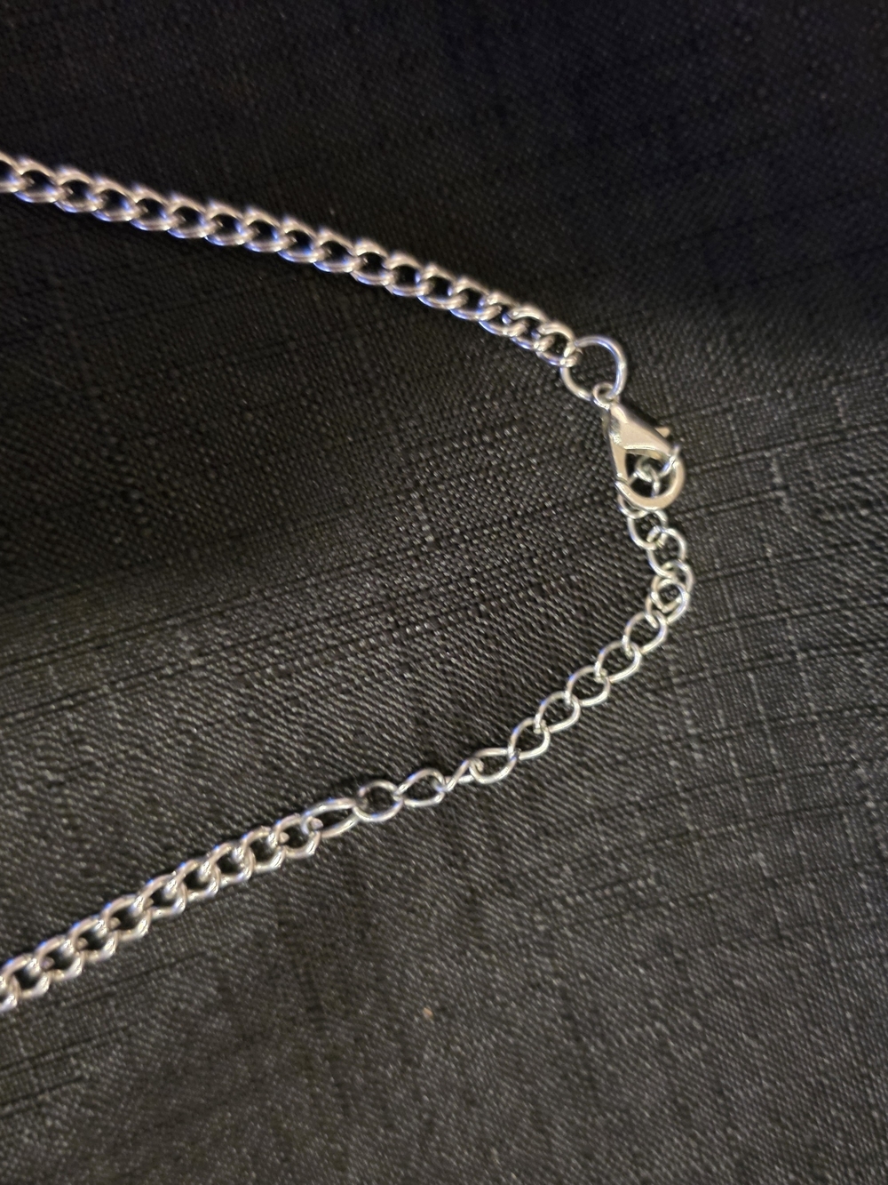 Gold and Silver Crescent Layered Necklace Set - Women's Jewelry - Picture 7 of 9